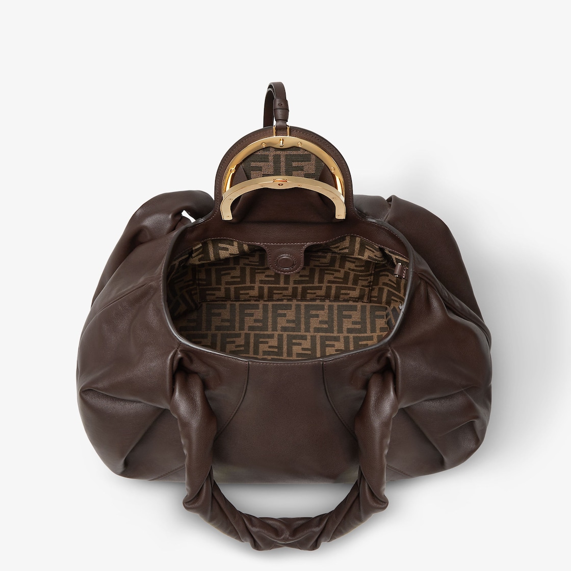 FENDI Spy Dark brown leather bag - Image 5